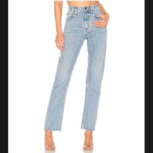 AGOLDE cherie high rise straight